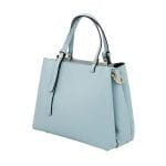 Torebka skórzana Felicita niebieska Genuine Leather