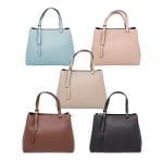 Torebka skórzana Felicita brązowa Genuine Leather - obrazek 9